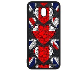 Чехол на смартфон Redmi 8A, "Флаг английский с сердцем" Государственный Любовь Utaupia