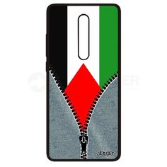 Чехол на смартфон Xiaomi Mi 9T, "Флаг Палестины на молнии" Путешествие Патриот Utaupia