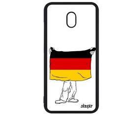 Чехол на смартфон Redmi 8A, "Флаг Германии с руками" Патриот Государственный Utaupia