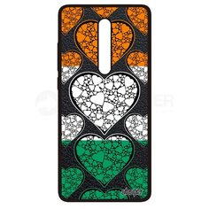 Чехол на смартфон Xiaomi Mi 9T Pro, "Флаг Кот-дИвуар с сердцем" Любовь Страна Utaupia