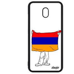 Чехол на смартфон Xiaomi Redmi 8A, "Флаг Армении с руками" Туризм Патриот Utaupia
