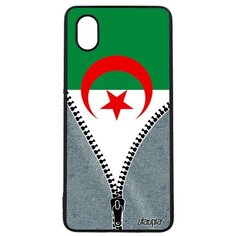 Чехол на смартфон Galaxy A01, "Флаг Алжира на молнии" Путешествие Государственный Utaupia