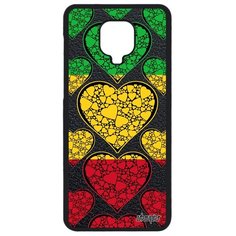 Чехол на смартфон Redmi Note 9S, "Флаг Мали с сердцем" Патриот Государственный Utaupia