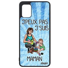 Чехол на смартфон Samsung Galaxy A31, "Не могу - стала мамой!" Комикс Пародия Utaupia
