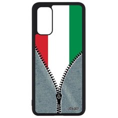 Чехол на смартфон Galaxy S20, S20 5G, "Флаг Венгрии на молнии" Государственный Путешествие Utaupia