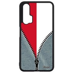 Чехол на смартфон Nova 5T, "Флаг Монако на молнии" Государственный Туризм Utaupia