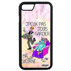 Чехол на смартфон Apple iPhone SE 2020, "Не могу - сижу с единорогом!" Юмор Карикатура Utaupia