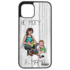 Чехол на смартфон iPhone 12 mini, "Не могу - стала мамой!" Шутка Комикс Utaupia