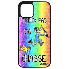 Чехол на смартфон iPhone 12 pro, "Не могу - у меня охота!" Шутка Utaupia