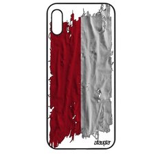 Чехол на смартфон Honor 8A, "Флаг Монако на ткани" Страна Utaupia