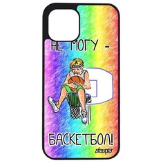 Чехол на смартфон iPhone 12 pro, "Не могу - у меня баскетбол!" Шутка Спорт Utaupia