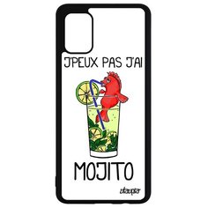Чехол на смартфон Samsung Galaxy A51, "Не могу - у меня мохито!" Карикатура Пиво Utaupia