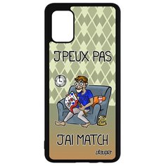 Чехол на смартфон Samsung Galaxy A51, "Не могу - у меня матч!" Комикс Шутка Utaupia