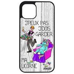 Чехол на смартфон iPhone 12 pro max, "Не могу - сижу с единорогом!" Повод Юмор Utaupia