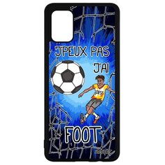Чехол на смартфон Samsung Galaxy A51, "Не могу - у меня футбол!" Карикатура Комикс Utaupia