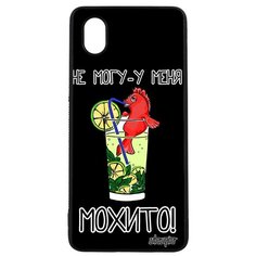 Чехол на смартфон Samsung Galaxy A01, "Не могу - у меня мохито!" Повод Карикатура Utaupia