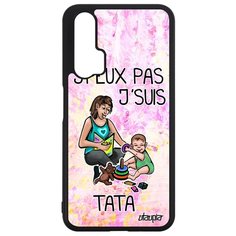 Чехол на смартфон Honor 20, "Не могу - стала тетей!" Пародия Карикатура Utaupia