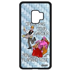 Чехол на смартфон Samsung Galaxy S9, "Не могу - у меня фламинго!" Анекдот Юмор Utaupia