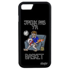 Чехол на смартфон iPhone SE 2020, "Не могу - смотрю баскетбол!" Спорт НБА Utaupia