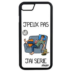 Чехол на смартфон Apple iPhone SE 2020, "Не могу - у меня сериал!" Комикс Карикатура Utaupia