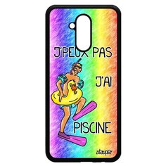 Чехол на смартфон Huawei Mate 20 lite, "Не могу - у меня бассейн!" Шутка Юмор Utaupia