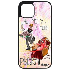 Чехол на смартфон iPhone 12 pro max, "Не могу - у меня красная рыбка!" Отговорка Анекдот Utaupia