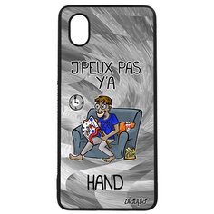 Чехол на смартфон Galaxy A01, "Не могу - смотрю гандбол!" Карикатура Гандбол Utaupia