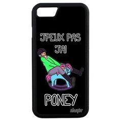 Чехол на смартфон Apple iPhone SE 2020, "Не могу - у меня пони!" Лошадь Пародия Utaupia