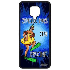 Чехол на смартфон Redmi Note 9S, "Не могу - у меня бассейн!" Плавание Карикатура Utaupia