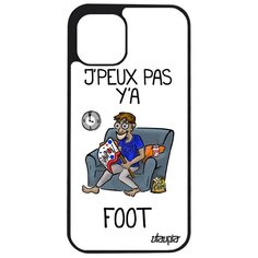 Чехол на смартфон iPhone 12 pro max, "Не могу - смотрю футбол!" Спорт Карикатура Utaupia