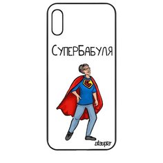 Чехол на смартфон Honor 8A, "Супербабуля" Комичный Супергерой Utaupia
