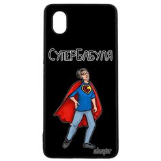 Чехол на смартфон Galaxy A01, "Супербабуля" Семья Супергерой Utaupia