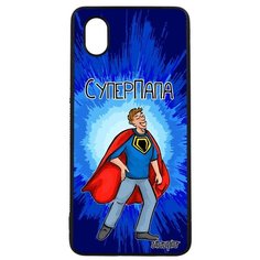 Чехол на смартфон Galaxy A01, "Суперпапа" Отец Папа Utaupia