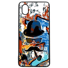 Чехол на смартфон Samsung Galaxy A01, "Мистер усы" Котелок Чаплин Utaupia