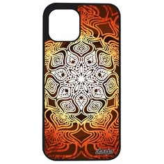 Чехол на смартфон Apple iPhone 12 pro, "Мандала" Пентаграмма Цветок Utaupia