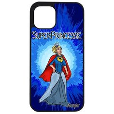 Чехол на смартфон Apple iPhone 12 pro max, "Суперпринцесса" Веселый Смешной Utaupia