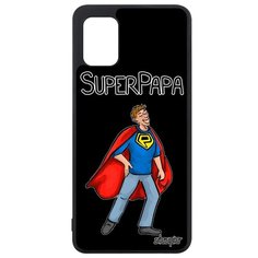 Чехол на смартфон Samsung Galaxy A31, "Суперпапа" Отец Рисунок Utaupia