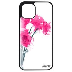Чехол на смартфон iPhone 12 mini, "Цветы" Романтика Акварель Utaupia