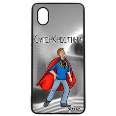 Чехол на смартфон Samsung Galaxy A01, "Суперкрестный" Смешной Семья Utaupia