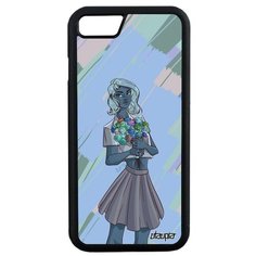 Чехол на смартфон Apple iPhone SE 2020, "Девушка и цветы" Модель Аниме Utaupia