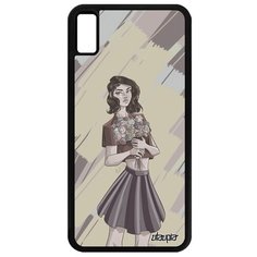 Чехол на смартфон Apple iPhone XS Max, "Девушка и цветы" Модель Букет Utaupia