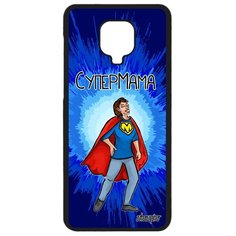 Чехол на смартфон Xiaomi Redmi Note 9 Pro, "Супермама" Супергерой Комикс Utaupia