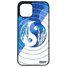 Чехол на смартфон iPhone 12, "Инь и Ян" Пять стихий Черное и белое Utaupia