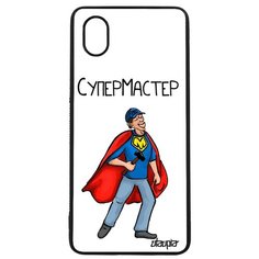 Чехол на смартфон Samsung Galaxy A01, "Супермастер" Комичный Рисунок Utaupia