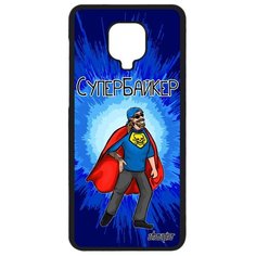 Чехол на смартфон Redmi Note 9S, "Супербайкер" Рисунок Мотард Utaupia