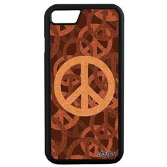 Чехол на смартфон iPhone SE 2020, "Peace and Love" Стрит-арт Пацифизм Utaupia