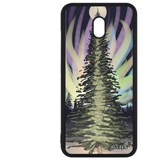 Чехол на смартфон Xiaomi Redmi 8A, "Зимняя ель" Снег Сияние Utaupia