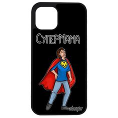 Чехол на смартфон iPhone 12 mini, "Супермама" Мама Юмор Utaupia