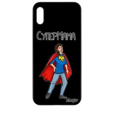 Чехол на смартфон Honor 8A, "Супермама" Комичный Мамуля Utaupia