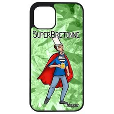 Чехол на смартфон iPhone 12 pro, "Супербретонка" Франция Веселый Utaupia